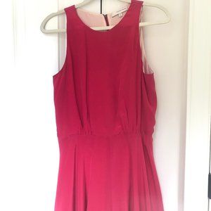 Lavender Brown Flutter Romper SZ M